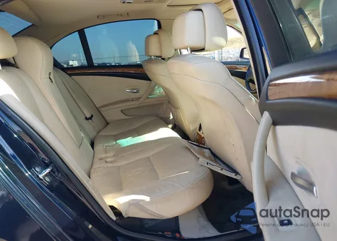 2008 BMW 528I из США, поврежденный, VIN WBANU53548CT16166